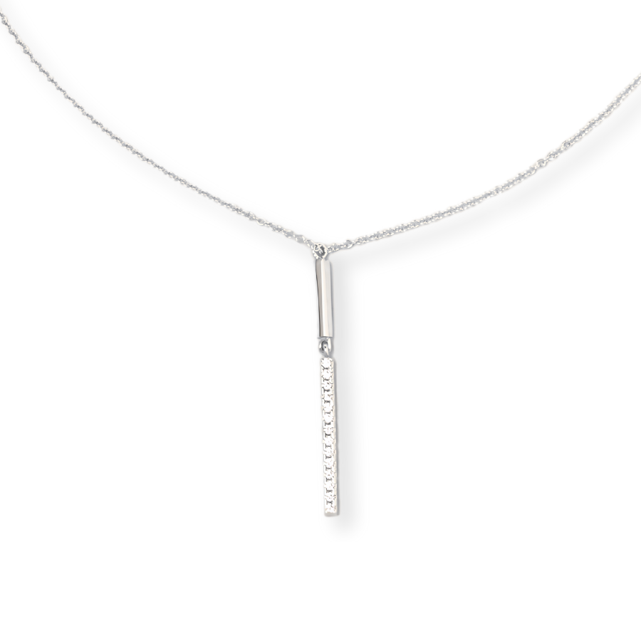 Elara" Necklace with Zirconia