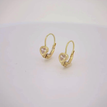 Heartlight" Heart-Shaped Earrings